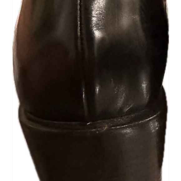 GUCCI womans black heeled square toe 2" heel size 9-1/2 - Picture 10 of 12